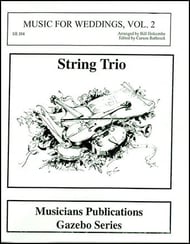 MUSIC FOR WEDDINGS #2 STRING TRIO cover